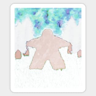 MeepSquatch (HDEDIT2DG) Sticker